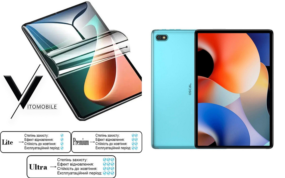 Полиуретановая пленка HyperClear Guard для Blackview Oscal Pad 10 Киев - изображение 1