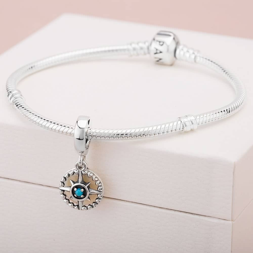 Срібна підвіска-намистина Пандора  797196EN23 MasterSem Київ - фото 3