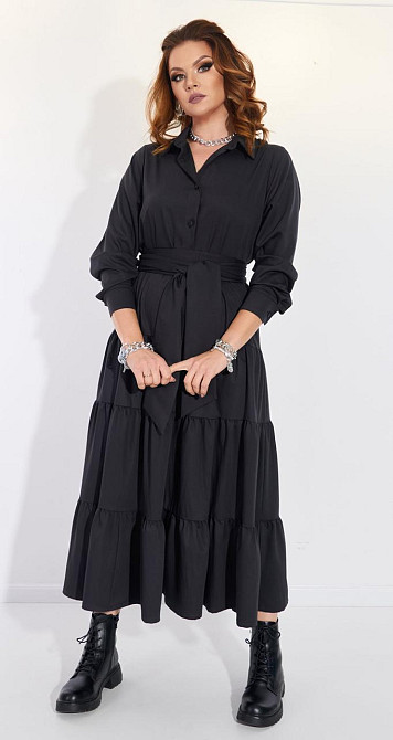 Коттоновое платье с оборками (48) Киев - изображение 3