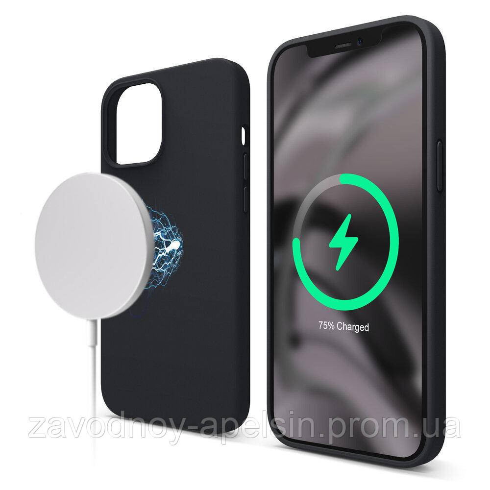 IPhone 12 12pro Чохол Silicone Case + MagSafe (red) Одеса - фото 2