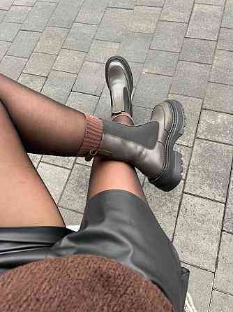 Без бренда Черевики жіночі KATI SHOES 314 коричневі (зима, шкіра натуральна) (5732) 40 Коломия