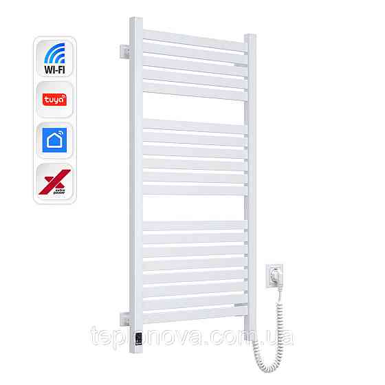 Електрична сушарка для рушників NAVIN Авангард X 480х1000 Sensor з WI-FI правобічна, біла Чернівці