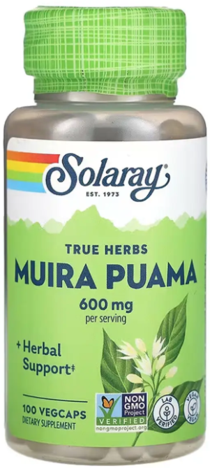 Муира-пуама Solaray Muira Puama 300mg 100 вег капс Киев - изображение 1