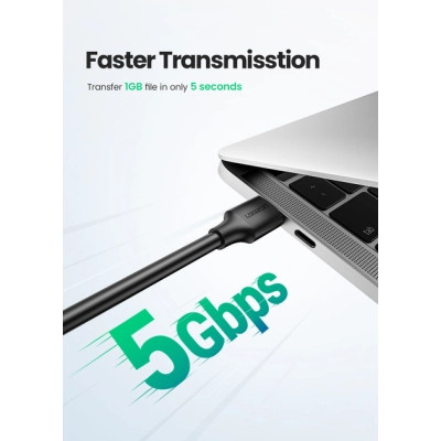 Дата кабель USB 3.0 AM/AM 2.0m US128 black Ugreen (10371) Винница - изображение 3