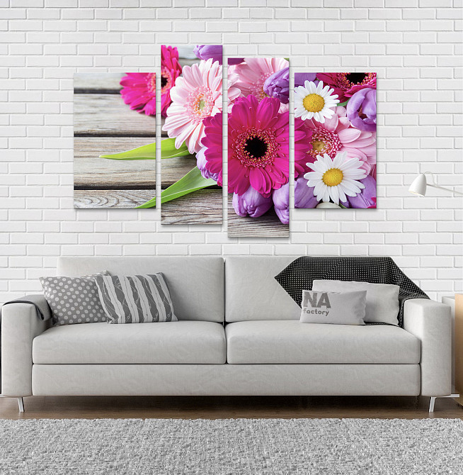 Модульная картина Цветы Art-129_4 Киев - изображение 2