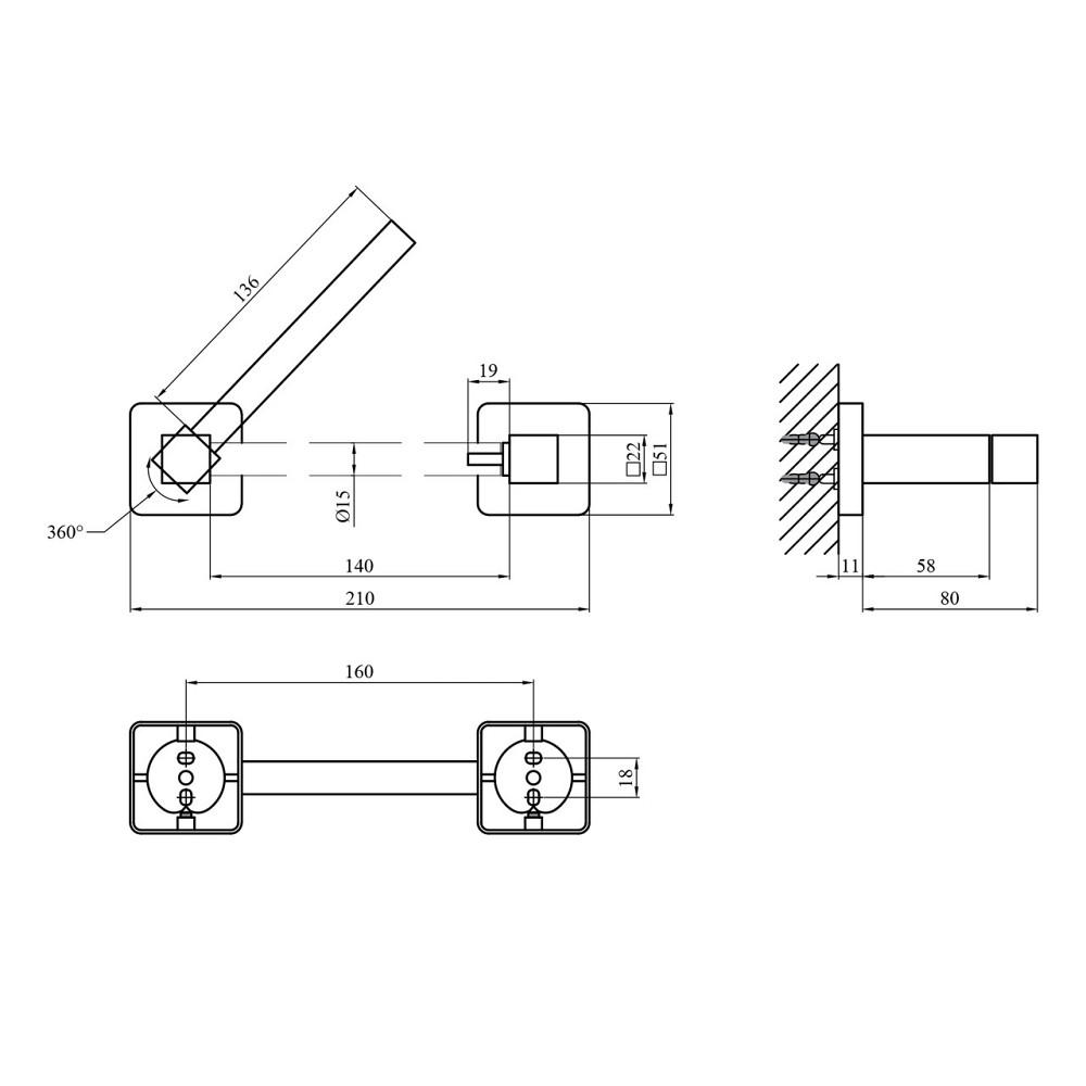 Держатель для туалетной бумаги Kroner KRP Graz - GRP61907 Киев - изображение 2