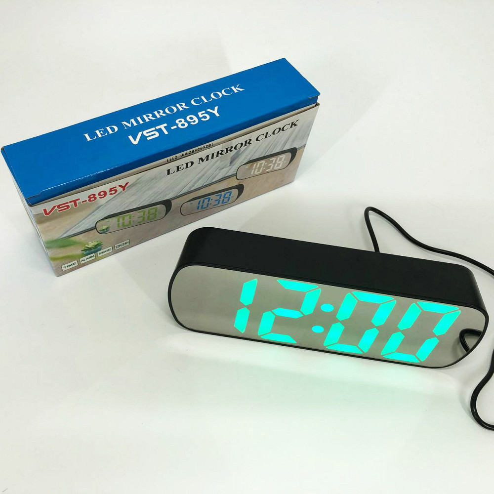 Настольные электронные часы с подсветкой VST-895Y-4, Настольные часы SE-410 с подсветкой Киев - изображение 3