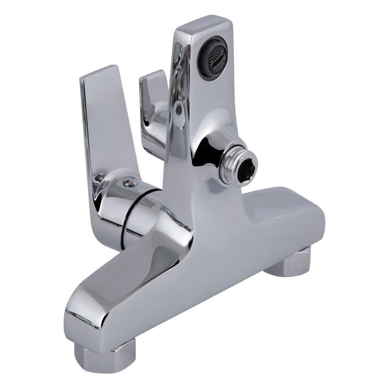 Смеситель для ванны c душевым гарнитуром Qtap Stenava New QTSTE259CRM45537 Chrome Харьков - изображение 3