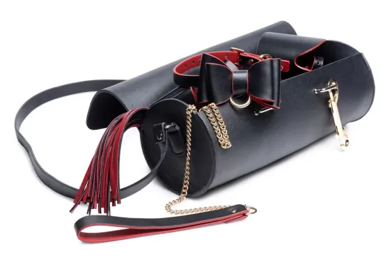 Набір БДСМ з дорожньою сумкою Master Series: Bow — Luxury BDSM Set With Travel Bag, 11 предметів Львів