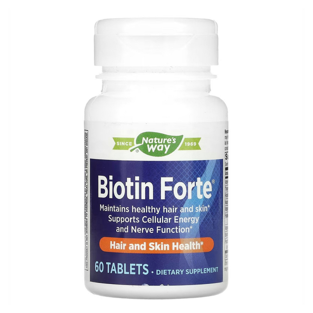 Biotin Forte 5 mg - 60 tabs (До 06.26) Киев - изображение 1