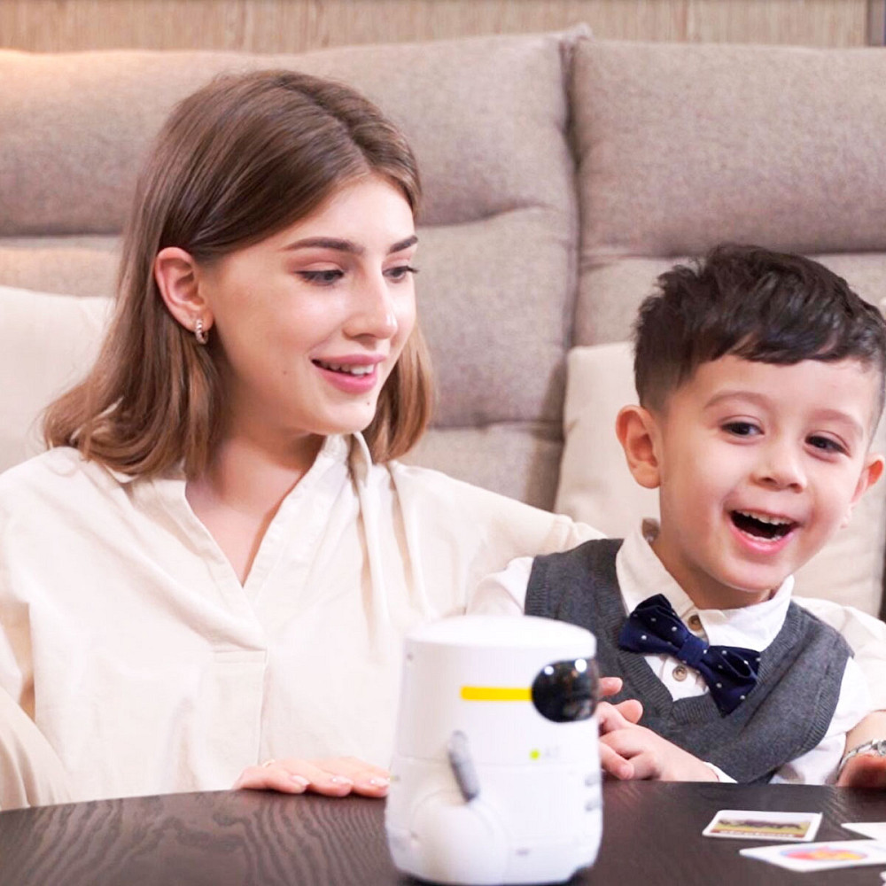 Розумний робот з сенсорним керуванням та навчальними картками - AT-ROBOT 2 (білий) Дніпро - фото 6