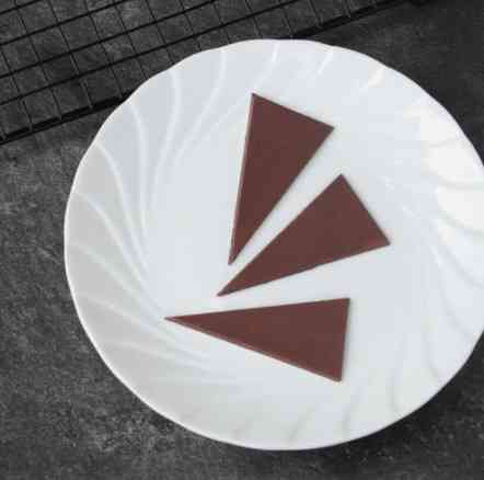 Молд для шоколада Треугольники 109 на 215 мм серый Киев