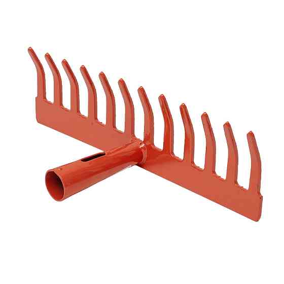 Граблі садові прямі 12 зубців 290×83мм зварене кріплення GRAD (5051795) Київ