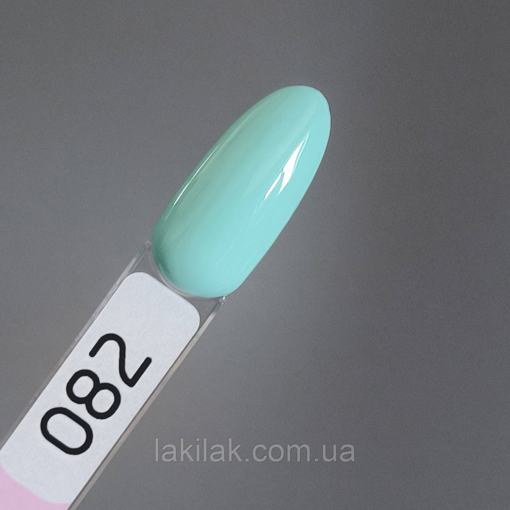 Гель-лак Toki-Toki № 082 бірюзовий із блакитним відтінком 5мл Херсон - изображение 1