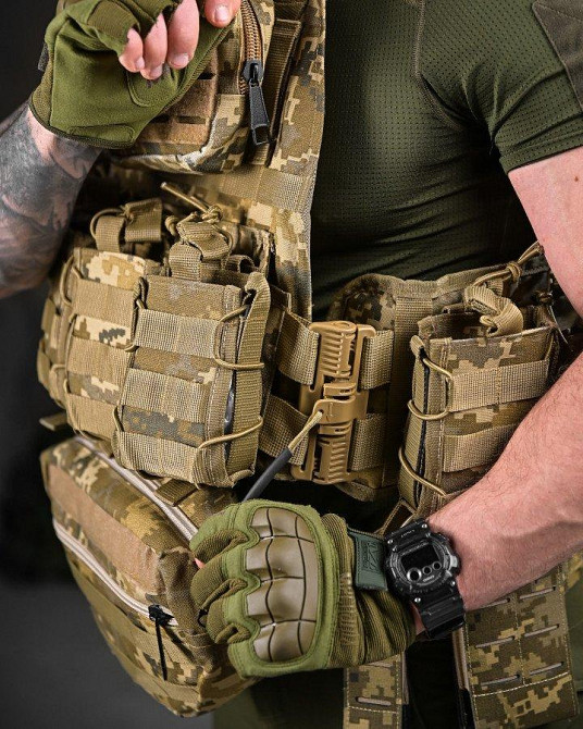 Плитоноска + РПС ATACK TIMUCHIN піксель ДЛ7139 Одеса - фото 5