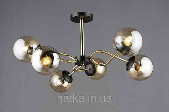 Люстра A4419/6 Мідь + Чорний Київ