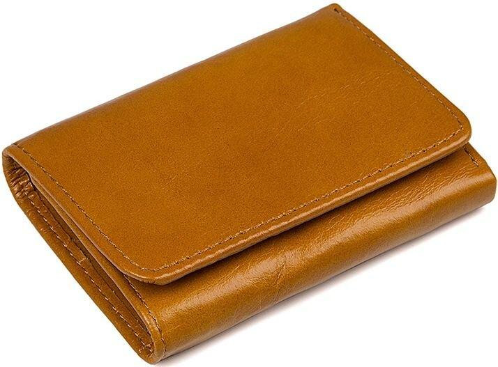 Кошелек кожаный Рыжий (Vintage) Киев - изображение 5