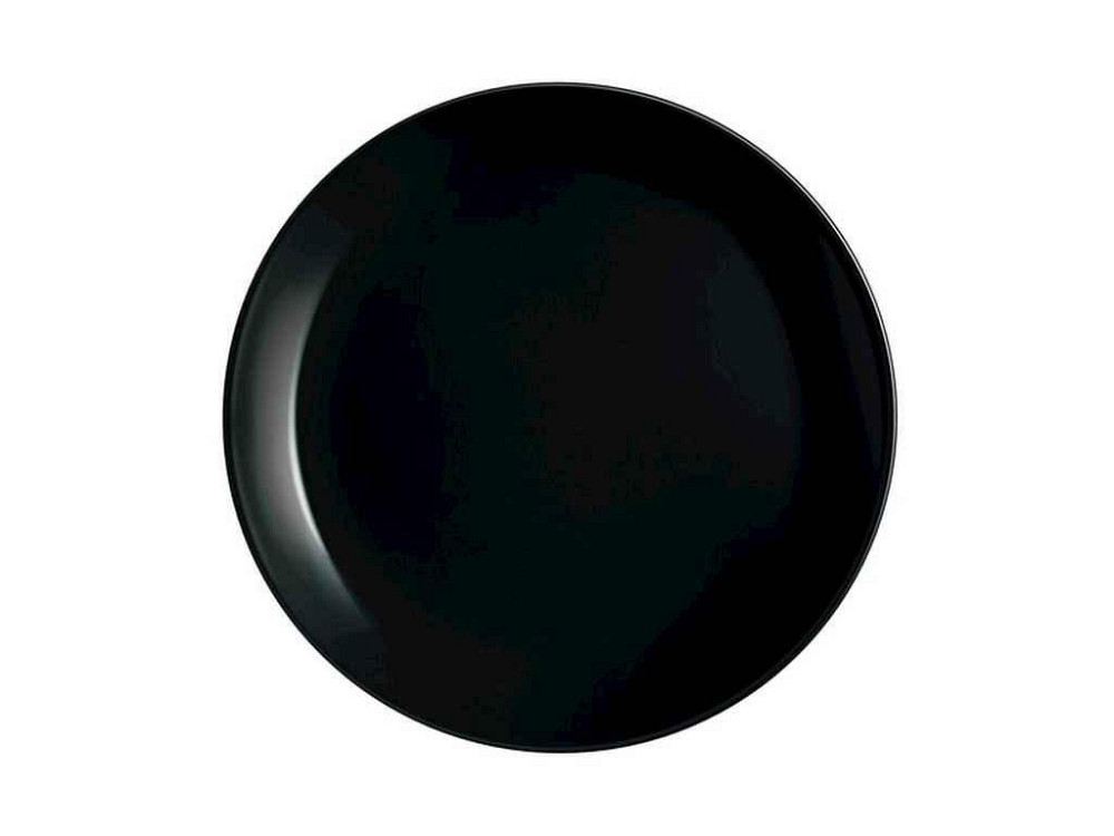 Тарілка десертна 190мм кругла Diwali Black P0789 ТМ LUMINARC   Solmir Київ - фото 1