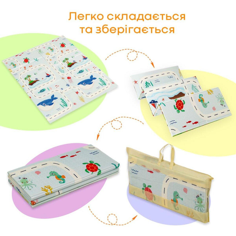 Детский складной коврик Океан с ростомером Киев - изображение 7