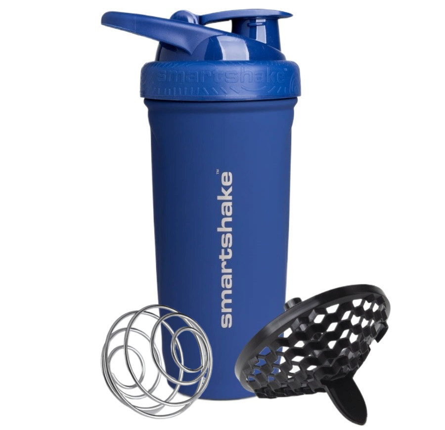 Шейкер спортивний SmartShake металевий Reforce Stainless Steel 30oz/900ml Navy Blue Каменское - изображение 1