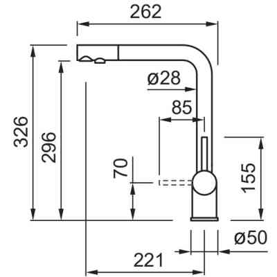 Змішувач Elleci Tourmaline Plus Pure nero 40 Вінниця