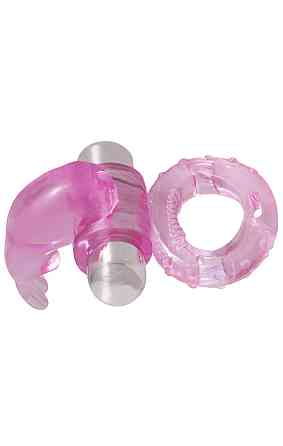 Эрекцонное кольцо Cuddle Vibro Pro 7режимов вибрации цвет розовый Sex Aura Киев