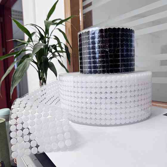 Самоклеящиеся липучки 10мм, белые, 1000 пар Киев