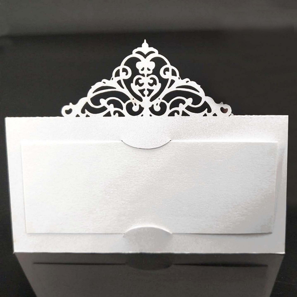 Гостьові посадочні картки 10 штук 90 на 45 мм білий Київ - фото 1