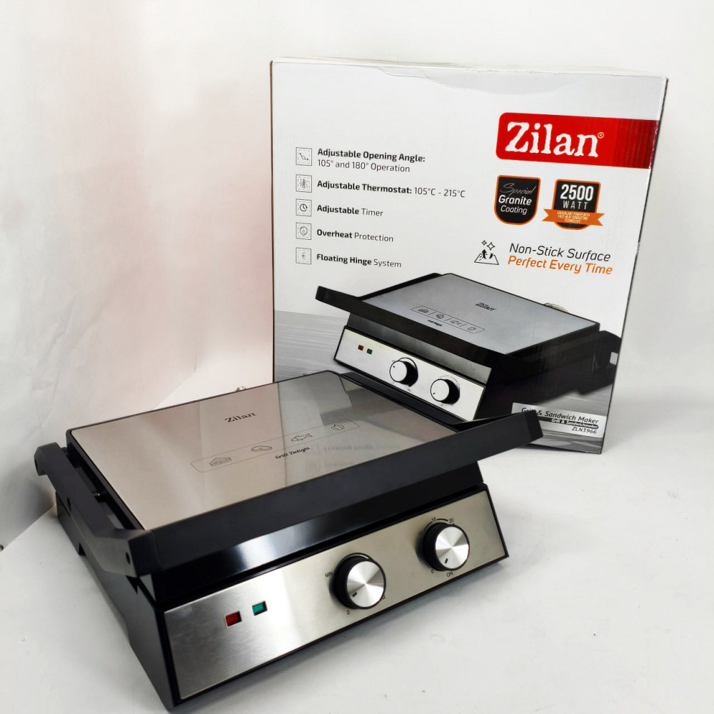 Электрический гриль с прижимом для сэндвичей, Гриль двухсторонний контактный, Грильница для стейков OY-72 Львов - изображение 7