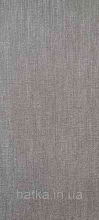 Шпалери вініл на флізеліні гарячого тиснення DU&KA Him 1.06х10 однотон тонкі смужки чорні графіті з глянцем Київ