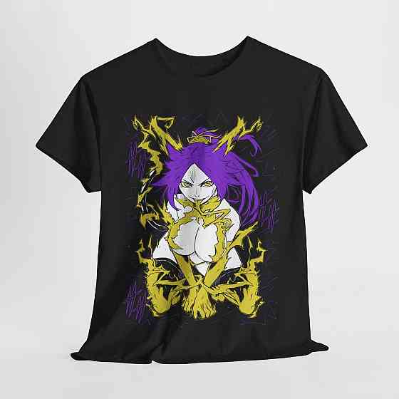 Футболка з аніме принтом Бліч оверсайз (S/M/L) Чорний AnimeJ0747 Дніпро