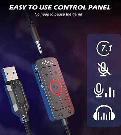 Fifine H9 Ampligame - Ігрові навушники, гарнітура для ПК Харків