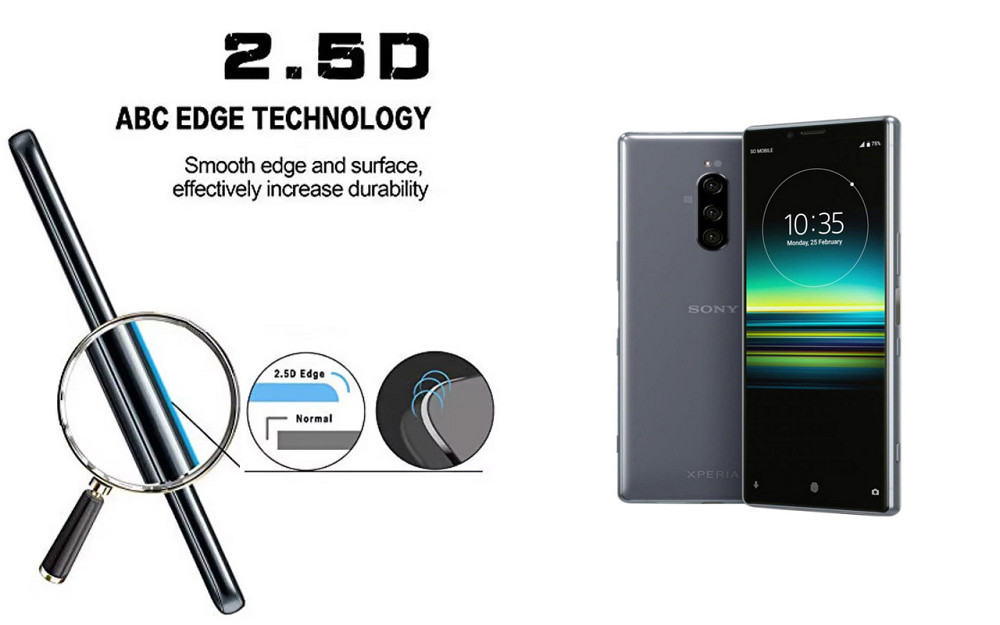 Захисне скло ArmorGlass для Sony Xperia 1 J9110 – стійке до подряпин та ударів Київ - фото 2