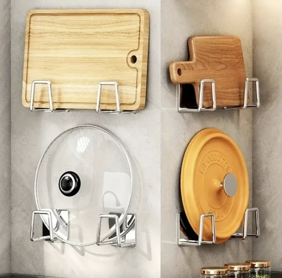 Набор из 2-х держателей для кухонной губки и мелочей металические Винница - изображение 5