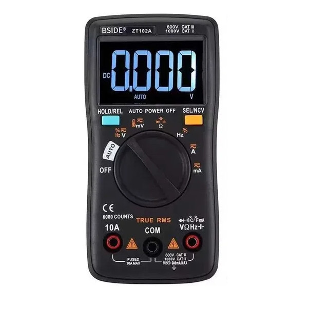 Мультиметр тестер Bside ZT102 A (Чорний) Київ - фото 1