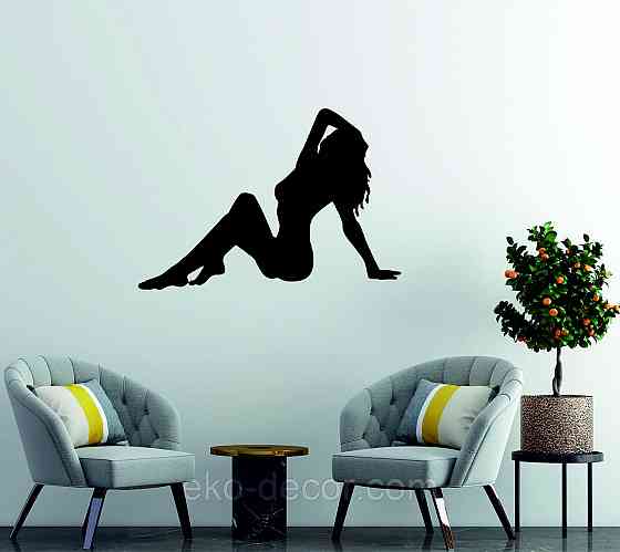 Декоративное настенное Панно «Стриптиз», Декор на стену 90*62 см, Черный Киев