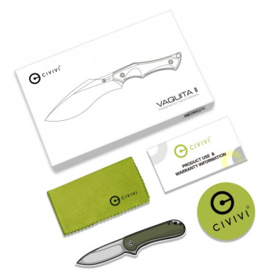 Нож Civivi Hypersonic Darkwash Green G10 (C22011-1) Винница - изображение 9