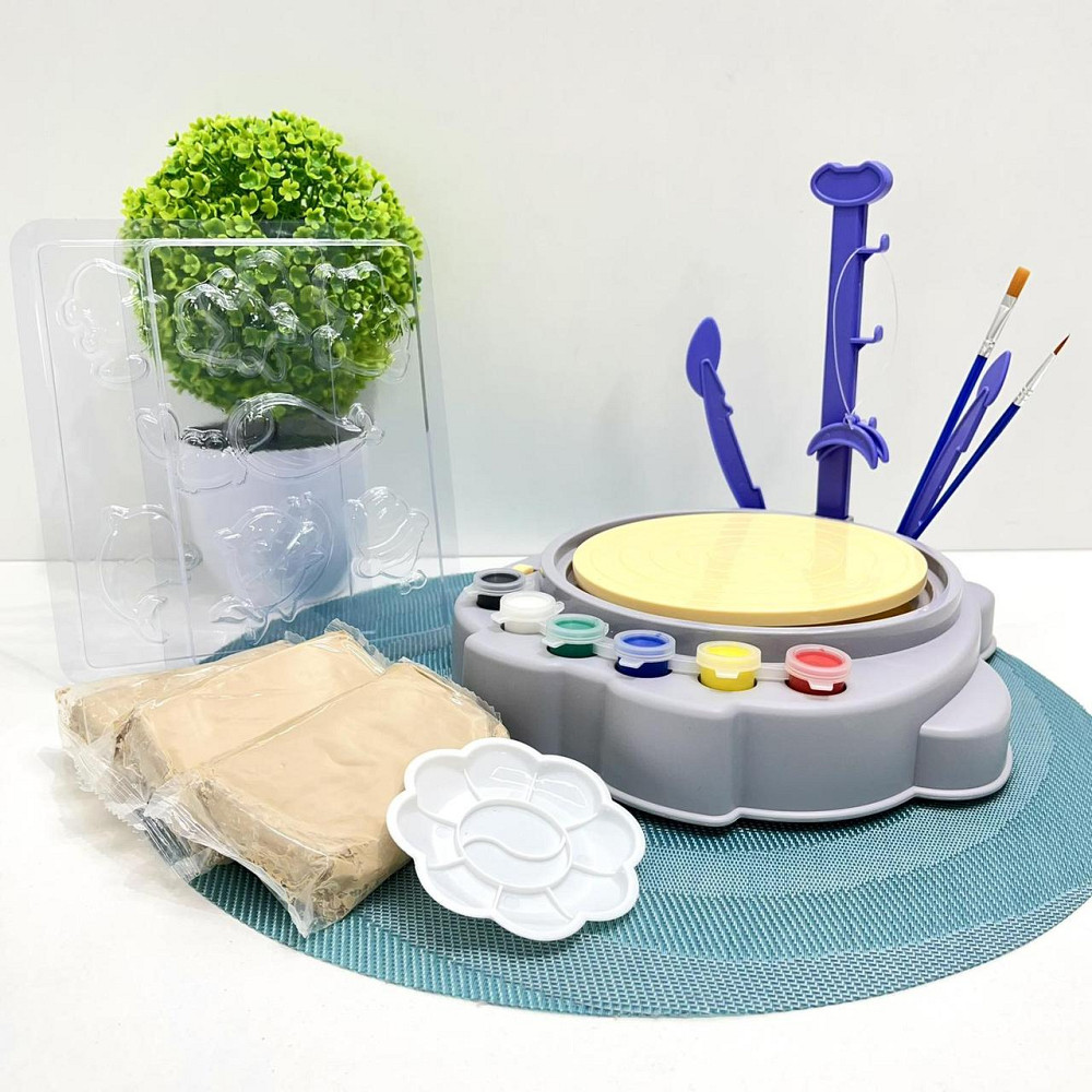 Набір для творчості Гончарне коло глина регульована швидкість (ZY110) Чернигов - изображение 1