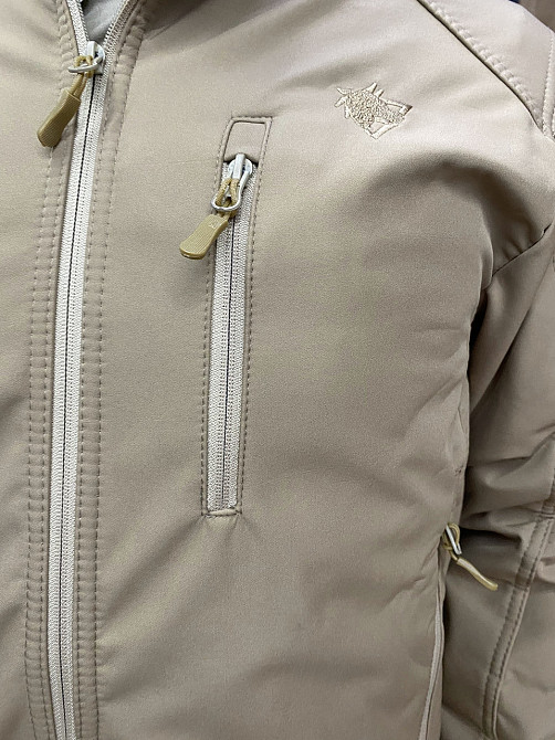 Куртка тактическая WOLFTRAP Softshell, цвет Койот, размер M, зимняя мужская куртка софтшелл для военных Solmir Киев - изображение 9