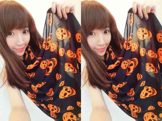 Женский шарф с черепами - размер шарфа 145*70см, шифон Киев