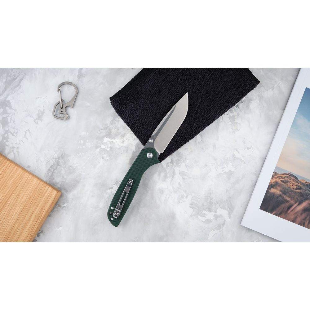 Ніж складаний Ganzo G6803 зелений Київ - фото 7