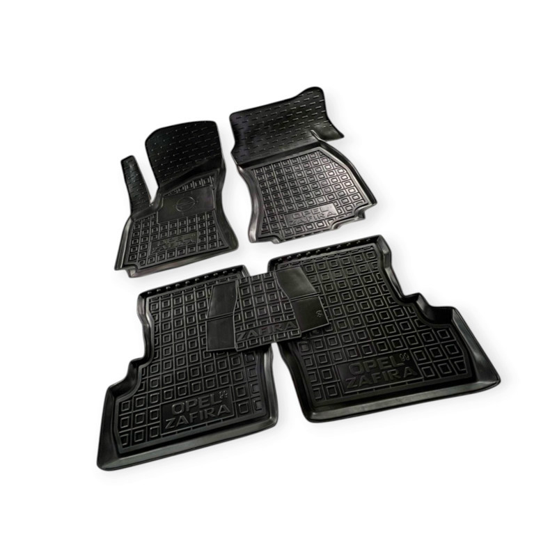 Килимки Опель zafira a 1999-2005, b 2005-2011 борт 2,5см, з перемичкою салону Мукачево - фото 1