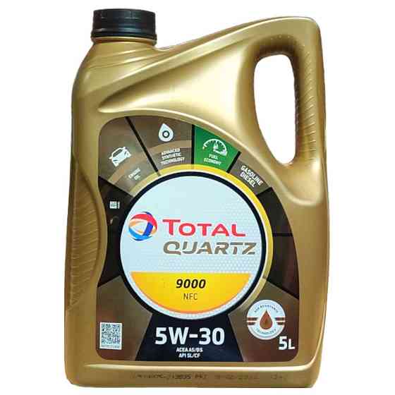Олива QUARTZ 9000 NFC 5W-30 5л Ковель