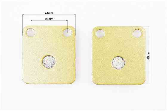 Гальмівні колодки (дискові) "квадрат" Viper - RACE/STORM/GY6 к-кт 2шт, жовті Киев