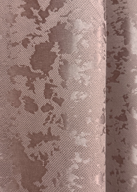 Комплект готових штор VR-Textil Льон мармур Pavliani VO № 1716ш пудровий 130х270 см 2 шт (39-140) Київ - фото 8