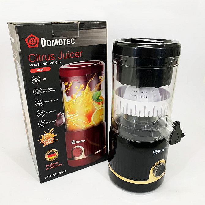 Соковыжималка для фреша Domotec, Электрическая соковыжималка для апельсинов профи TK-36 Одесса - изображение 3