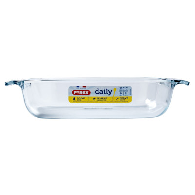 Форма для випікання Pyrex Daily прямокутна 31 х 20 х 6 см 1.8 л (230B000/3646) Вінниця - фото 2