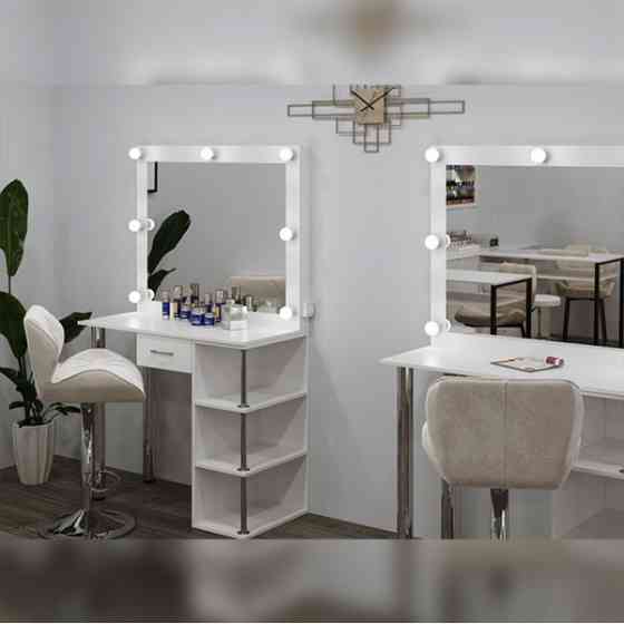 Дзеркало візажиста з полицями та ящиком Парадіс U18 Київ