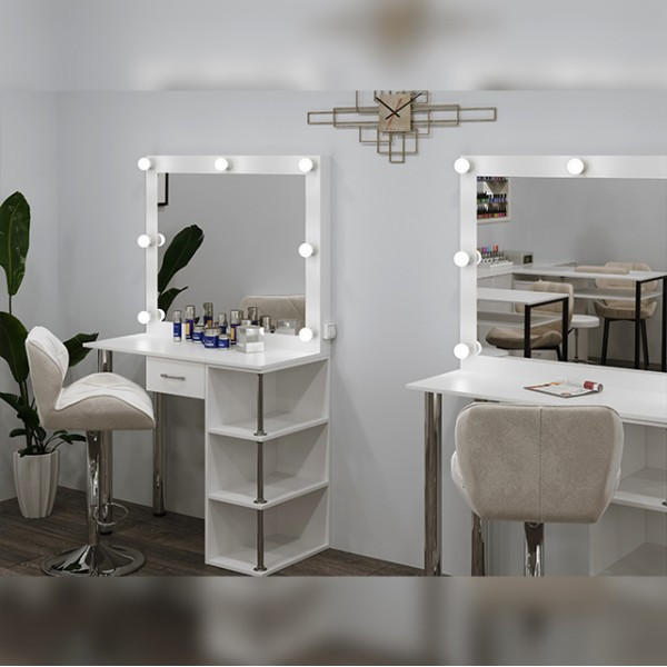 Дзеркало візажиста з полицями та ящиком Парадіс U18 Київ - фото 4