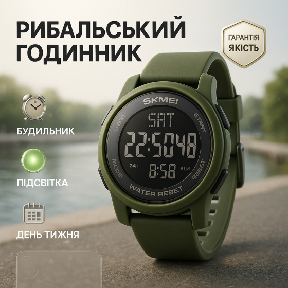 Ударостійкий водонепроникний годинник, Чоловічий армійський водостійкий тактичний годинник SW-18 Львів